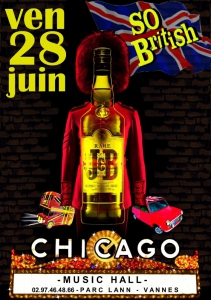 VENDREDI 28 JUIN SOIREE J&B SO BRITISH